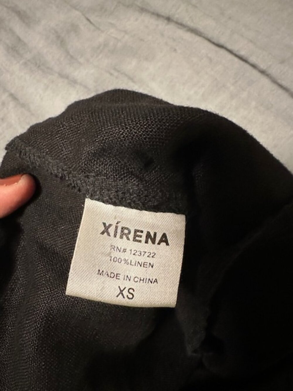Xirena Atticus Linen Pants, Size XS Black - Picture 5 of 9